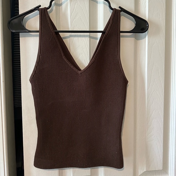 Aritzia Tops Aritzia Ribbed Tank Top Poshmark